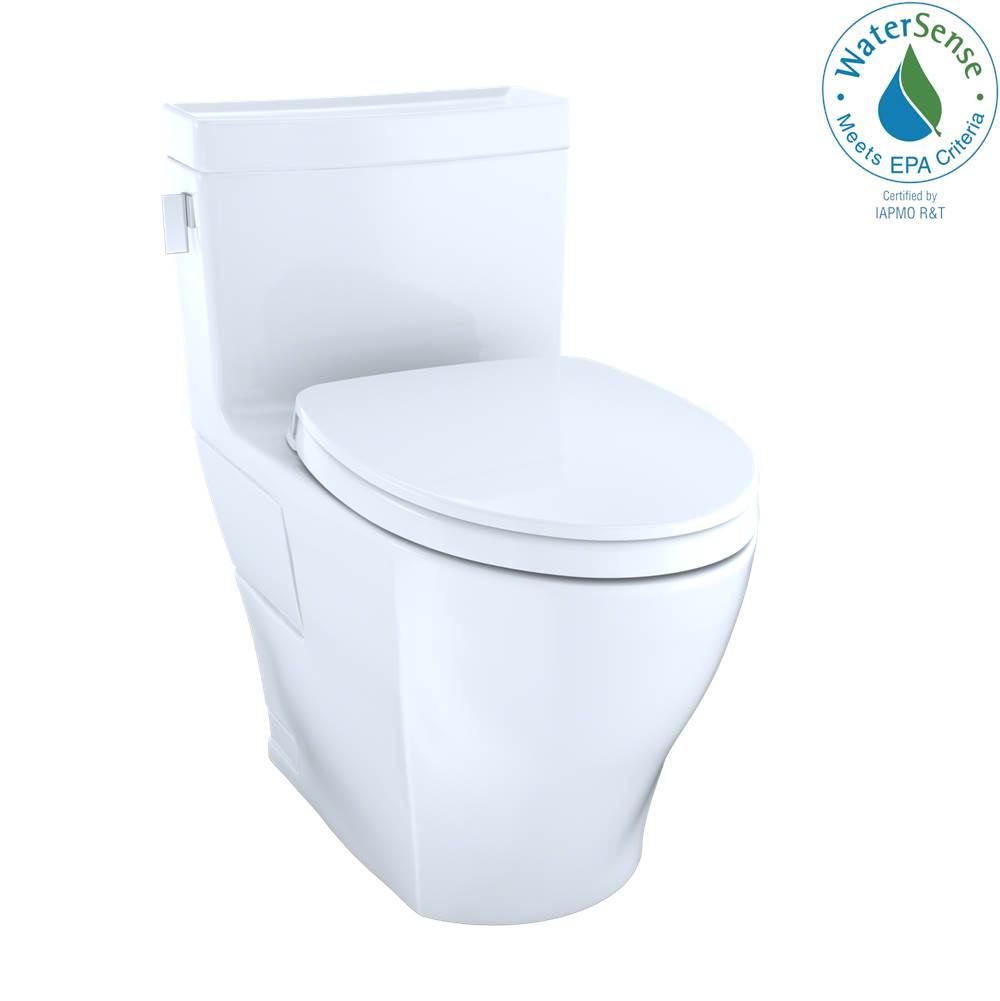 Fixtures, Etc.TOTOToto Legato Washlet+ One-Piece Elongated 1.28 Gpf Universal Height Skirted Toilet With Cefiontect, Cotton White