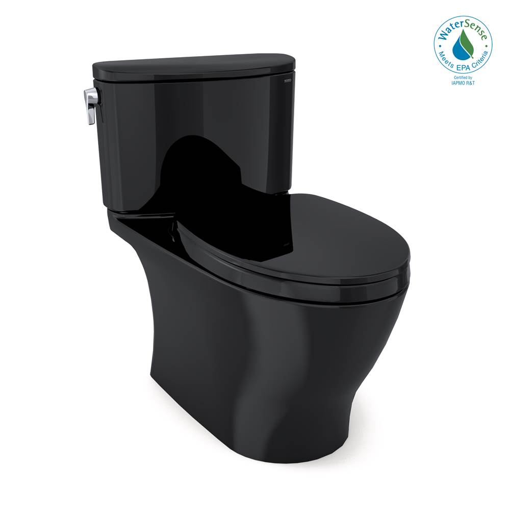 Fixtures, Etc.TOTOToto® Nexus® Two-Piece Elongated 1.28 Gpf Universal Height Toilet With Ss124 Softclose Seat, Washlet+ Ready, Ebony