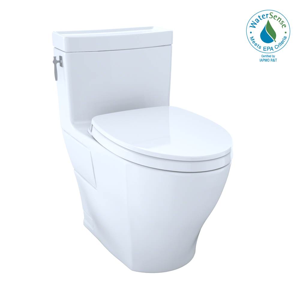 Fixtures, Etc.TOTOToto Aimes Washlet+ One-Piece Elongated 1.28 Gpf Universal Height Skirted Toilet With Cefiontect, Bone