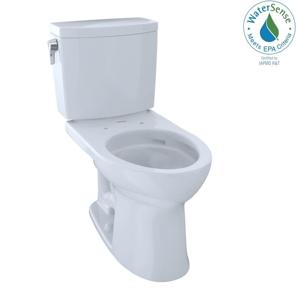 Fixtures, Etc.TOTOToto® Drake® II 1G® Two-Piece Elongated 1.0 Gpf Universal Height Toilet With Cefiontect, Cotton White