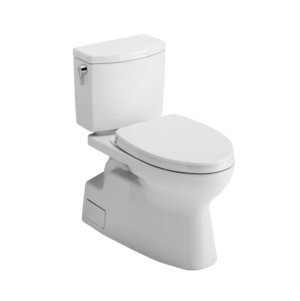 Fixtures, Etc.TOTOToto® Vespin® II 1G Two-Piece Elongated 1.0 Gpf Universal Height Toilet With Ss124 Softclose Seat, Washlet+ Ready, Ebony