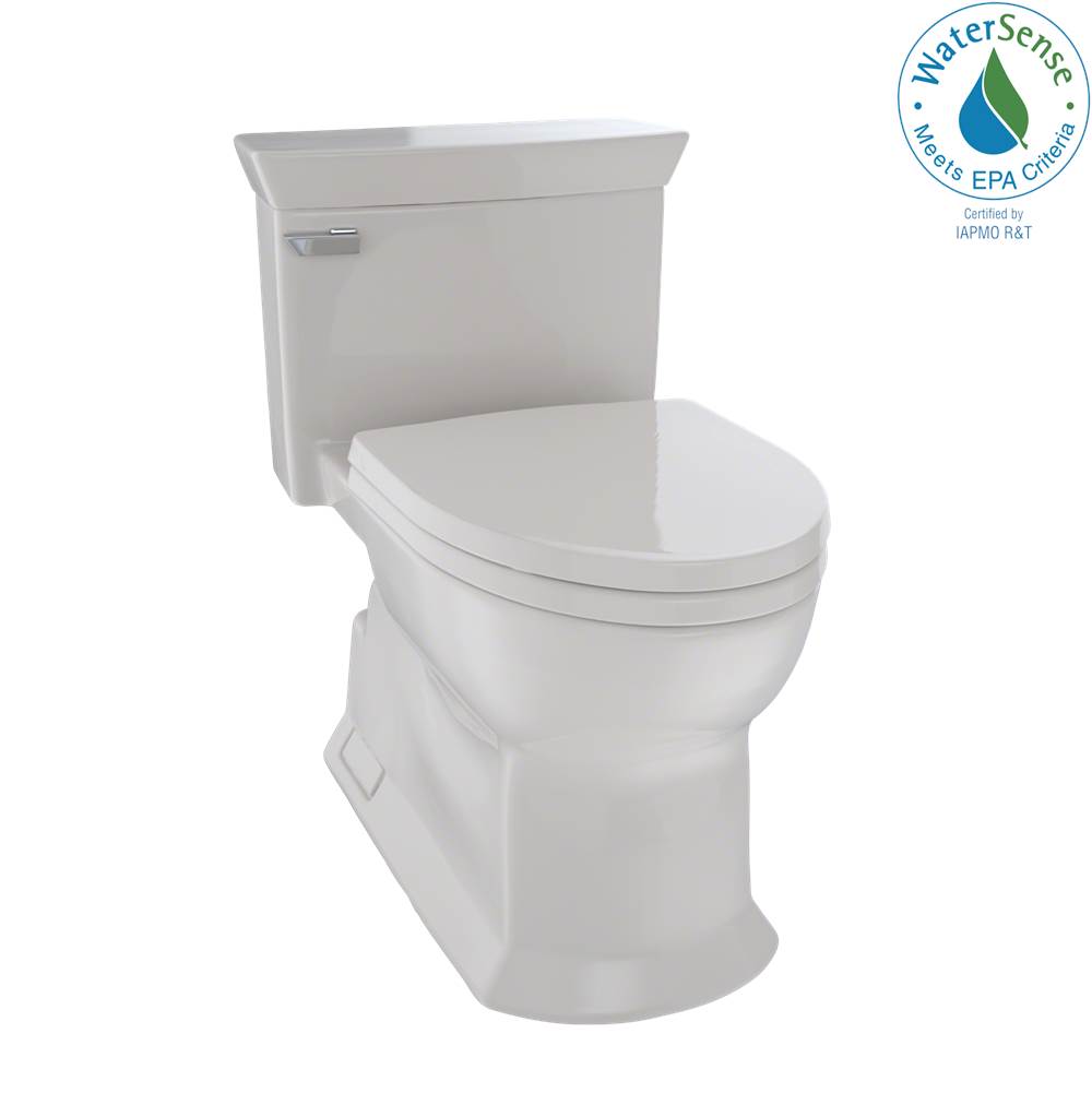 Fixtures, Etc.TOTOToto® Eco Soirée® One Piece Elongated 1.28 Gpf Universal Height Skirted Toilet With Cefiontect, Sedona Beige