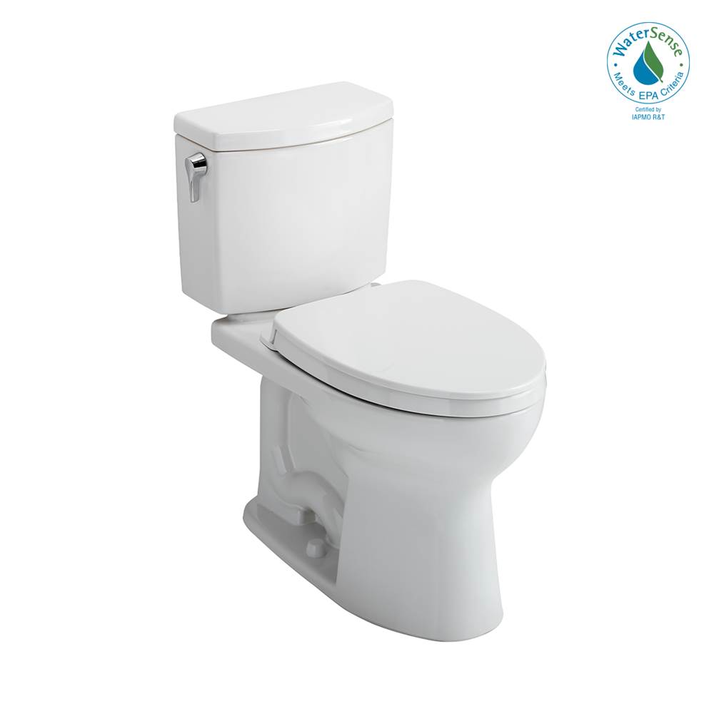 Fixtures, Etc.TOTOToto® Drake® II 1G® Two-Piece Elongated 1.0 Gpf Universal Height Toilet With Cefiontect And Ss124 Softclose Seat, Washlet+ Ready, Colonia White
