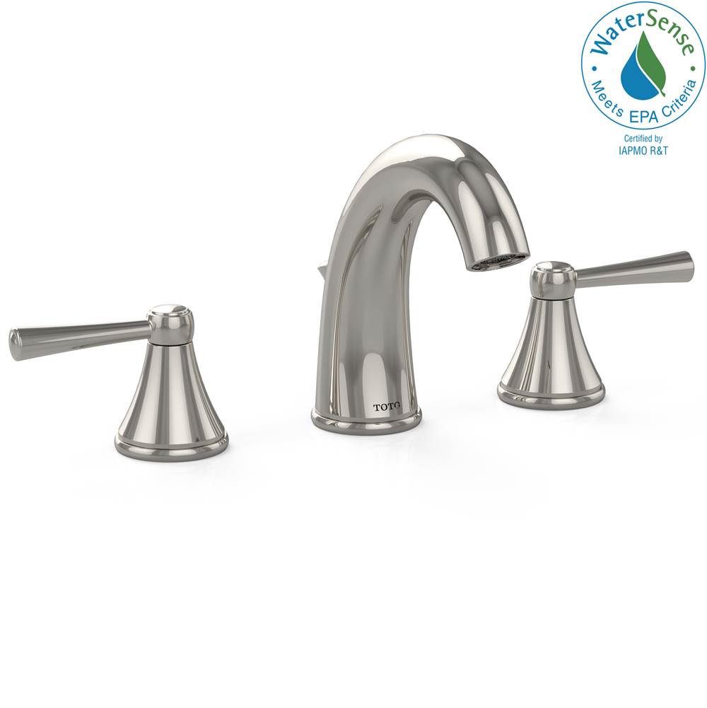 Fixtures, Etc.TOTOToto® Silas™ Two Handle Widespread 1.5 Gpm Bathroom Sink Faucet, Polished Nickel