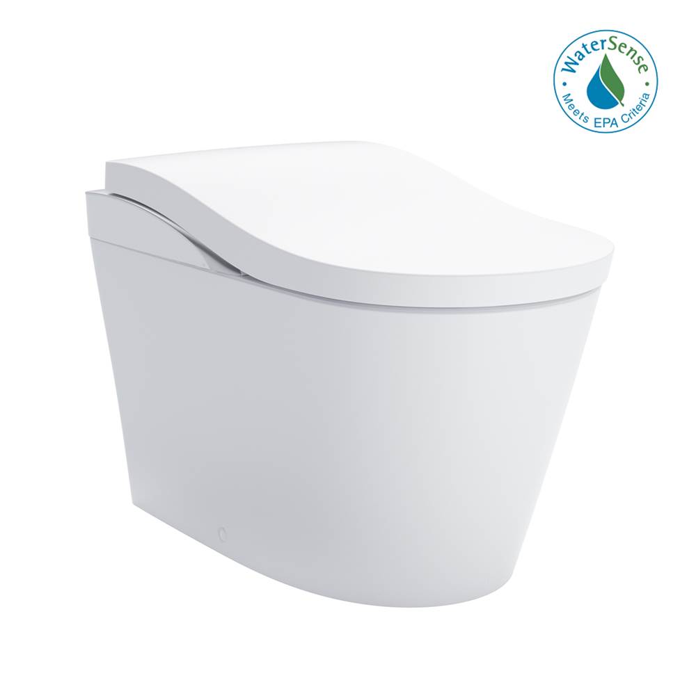 Fixtures, Etc.TOTOTOTO Neorest LS Dual Flush 1.0 or 0.8 GF Integrated Bidet Toilet, Cotton White with Silver Trim - MS8732CUMFGNo.01S