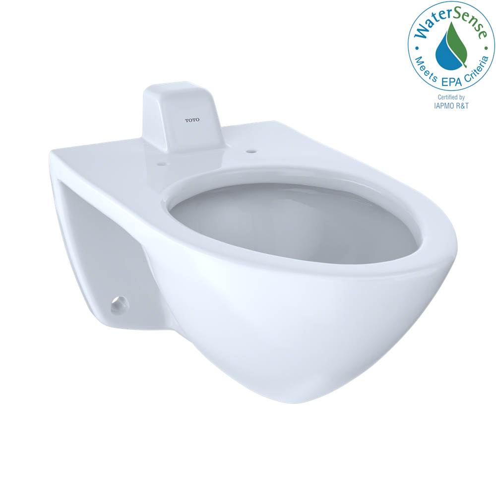 Fixtures, Etc.TOTOToto® Elongated Wall-Mounted Flushometer Toilet Bowl With Back Spud And Cefiontect, Cotton White