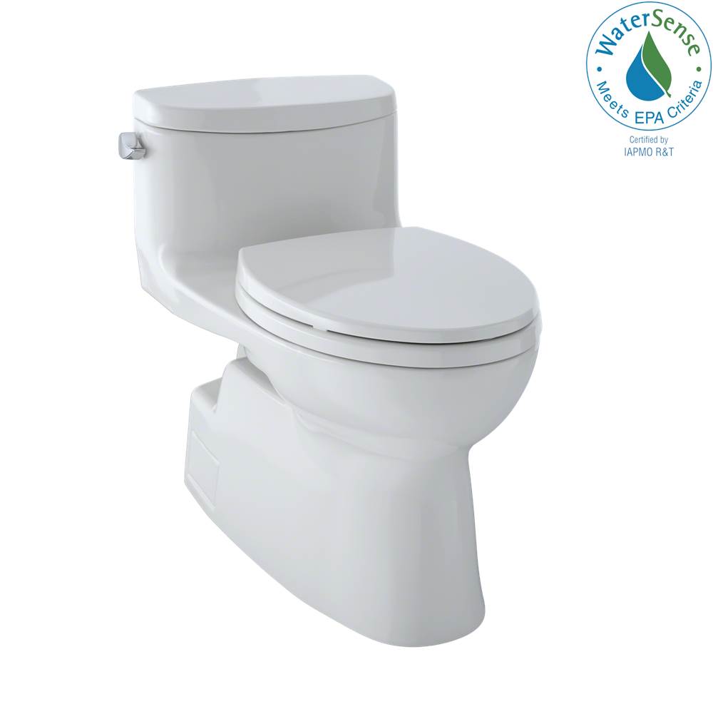 Fixtures, Etc.TOTOCarolina® II One-Piece Elongated 1.28 GPF Universal Height Skirted Toilet with CEFIONTECT, Colonial White