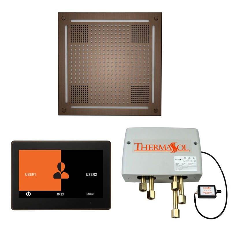 Fixtures, Etc.ThermaSolThe Wellness Hydrovive Shower Package with 10'' ThermaTouch Square