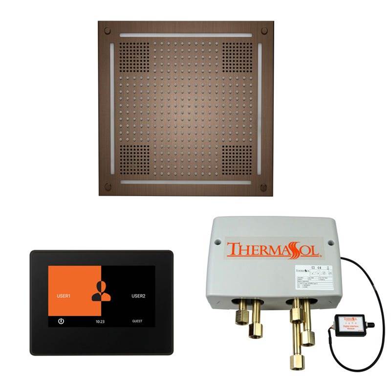 Fixtures, Etc.ThermaSolThe Wellness Hydrovive Shower Package with 7'' ThermaTouch Square