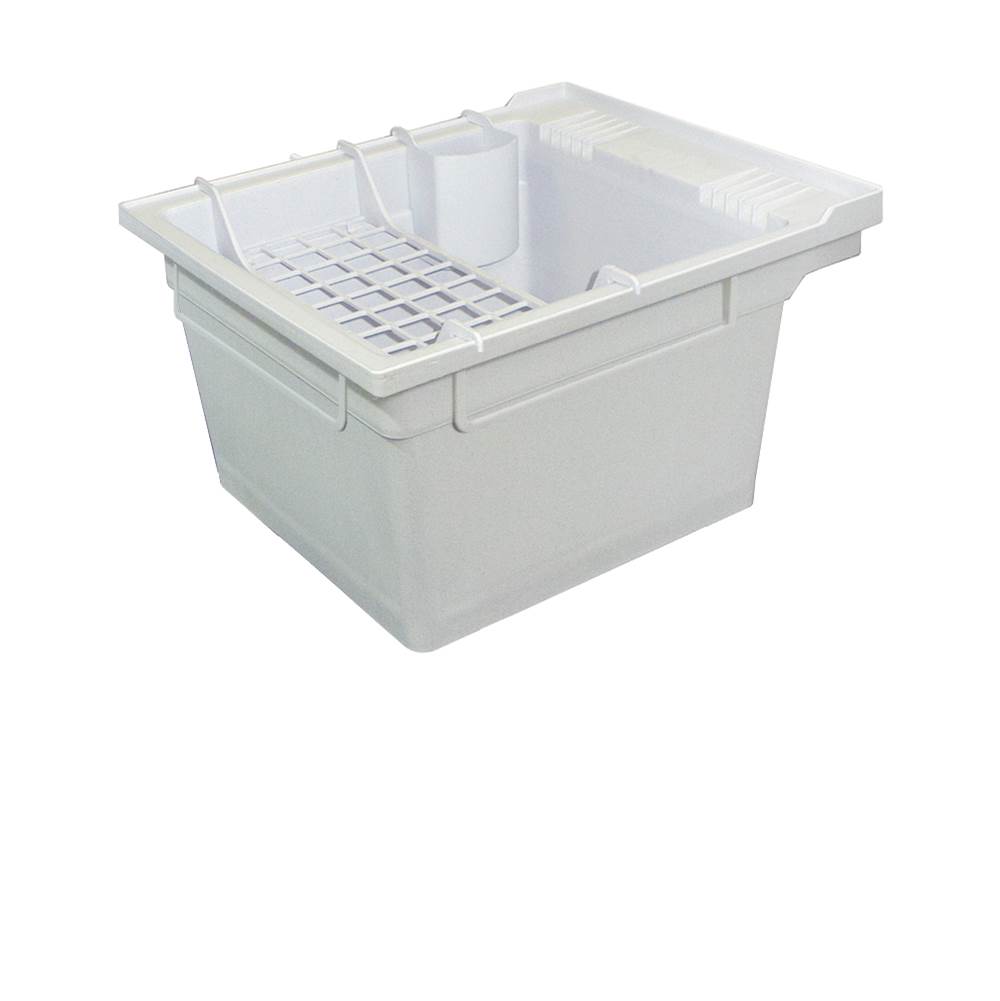Fixtures, Etc.TransolidWall-Mounted Laundry Tub 22.375'' W x 26'' D x 14'' H in Grey Granite