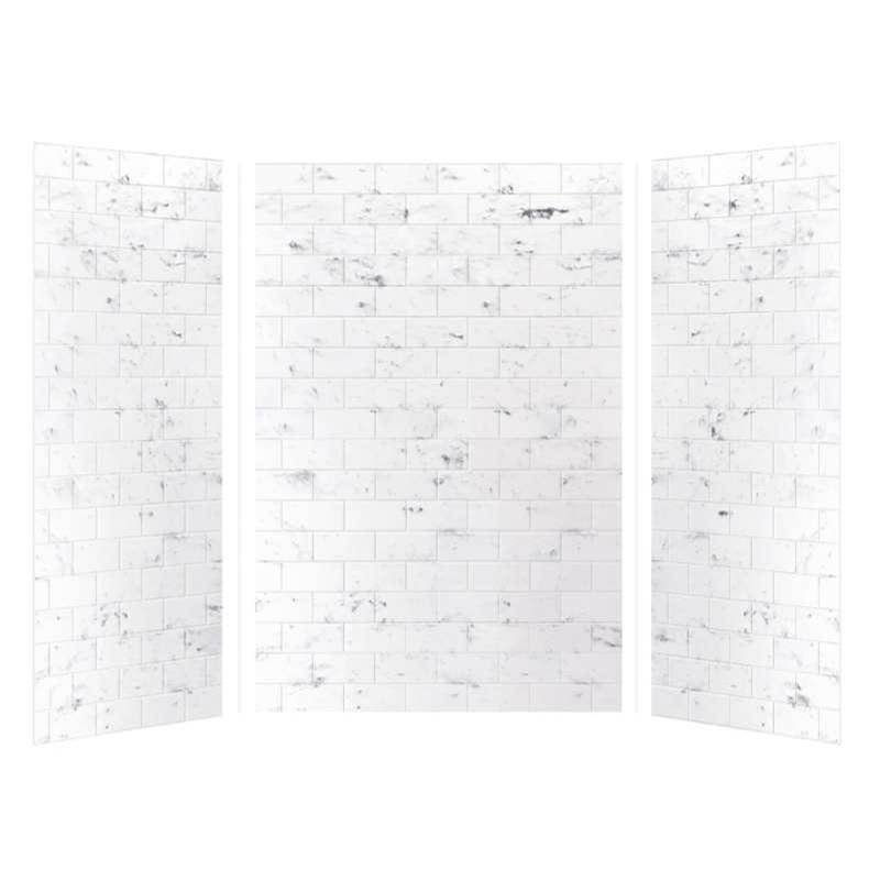 Fixtures, Etc.TransolidSaraMar 36-In X 48-In X 72-In Glue to Wall 3-Piece Shower Wall Kit