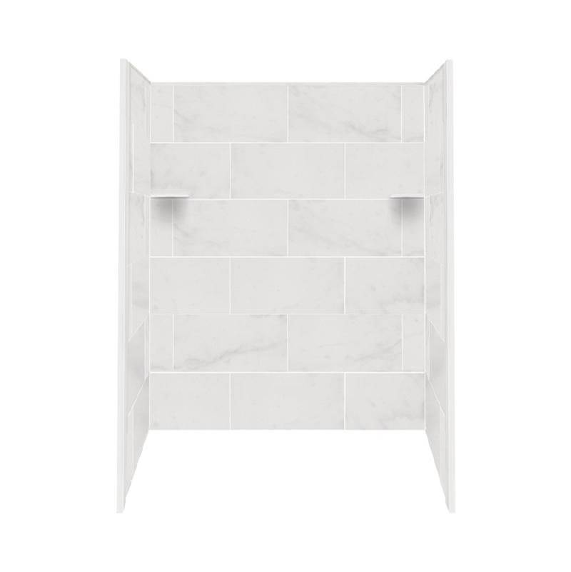 Fixtures, Etc.TransolidStudio Solid Surface 60-in x 72-in Shower Wall Surround