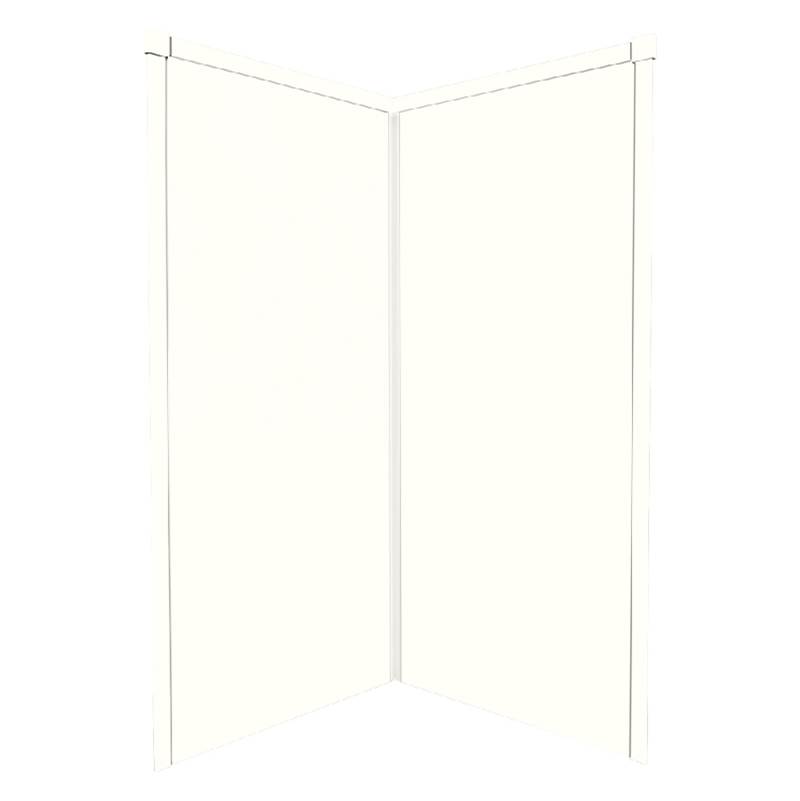 Fixtures, Etc.Transolid38'' x 38'' x 72'' Decor Corner Shower Wall Kit in White