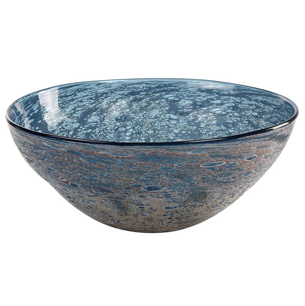 Fixtures, Etc.UttermostUttermost Genovesa Aqua Glass Bowl