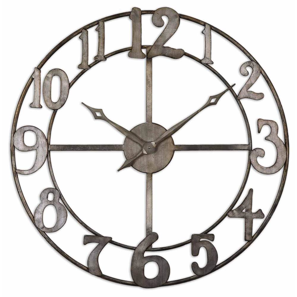 Fixtures, Etc.UttermostUttermost Delevan 32'' Metal Wall Clock