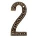 Vicenza Designs - NU02-AG - House Numbers