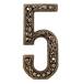 Vicenza Designs - NU05-AG - House Numbers