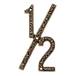 Vicenza Designs - NU12-AG - House Numbers