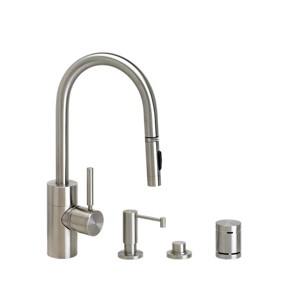 Waterstone Pull Down Bar Faucets Bar Sink Faucets item 5900-4-SG