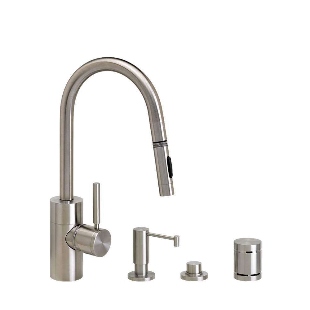 Waterstone Pull Down Bar Faucets Bar Sink Faucets item 5910-4-BLN
