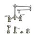 Waterstone - 6100-18-4-DAMB - Bridge Kitchen Faucets