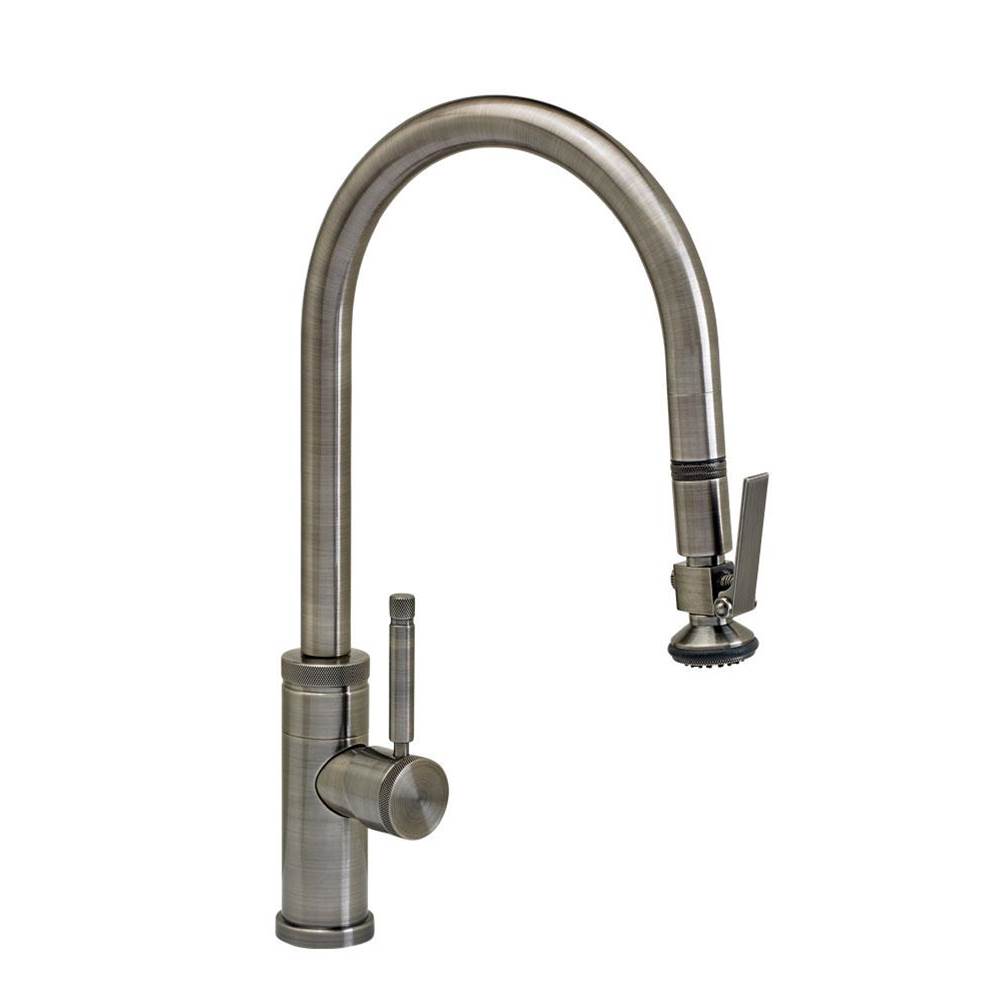 Fixtures, Etc.WaterstoneWaterstone Industrial PLP Pulldown Faucet - Lever Sprayer - Angled Spout