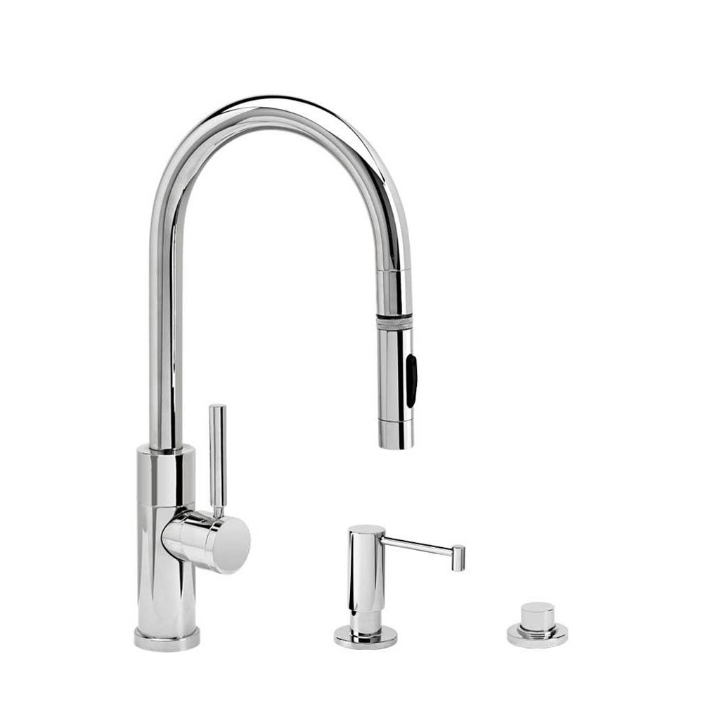 Waterstone Pull Down Bar Faucets Bar Sink Faucets item 9950-3-MAC
