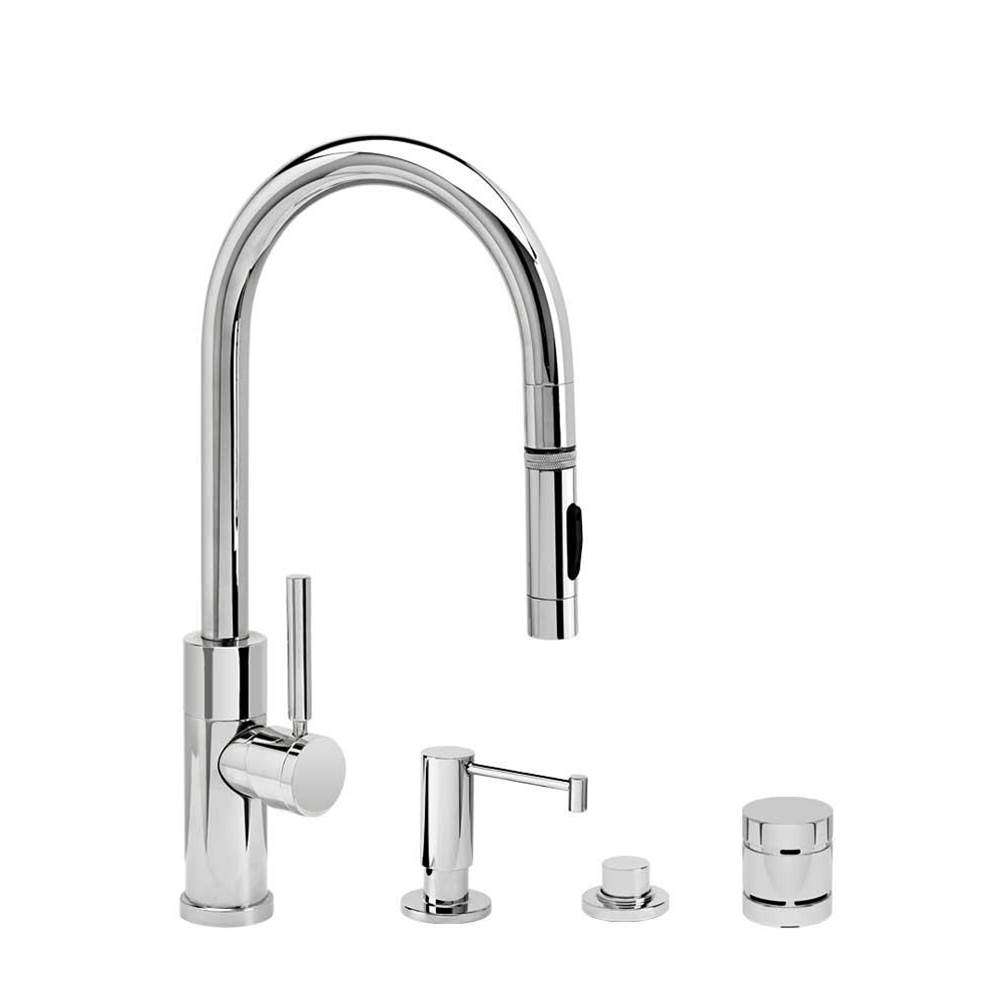Waterstone Pull Down Bar Faucets Bar Sink Faucets item 9950-4-PG