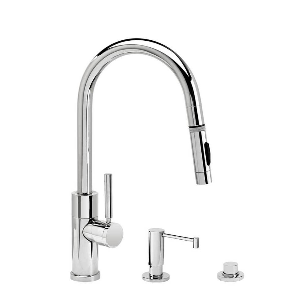 Waterstone Pull Down Bar Faucets Bar Sink Faucets item 9960-3-PG
