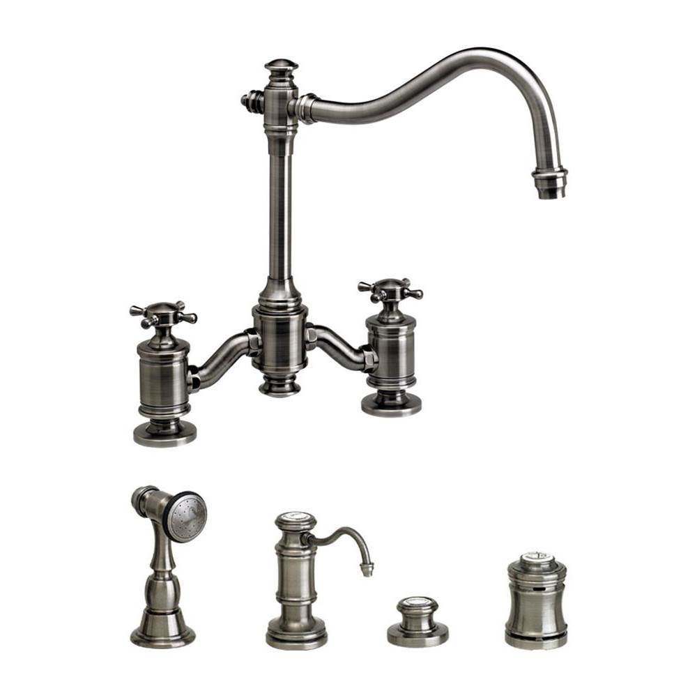 Waterstone Bridge Kitchen Faucets item 6250-4-GR